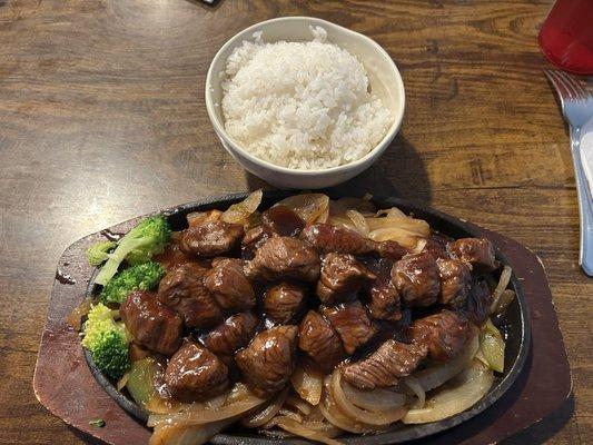 Beef Teriyaki dinner.
