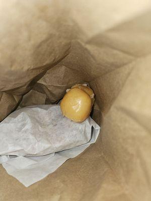 Ham - Egg & Cheese Sandwich Mine was on a croissant with a lil treat