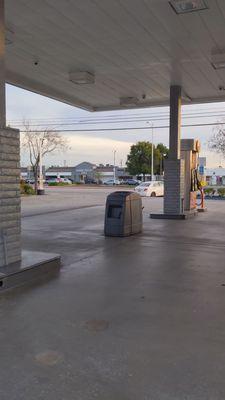 Several out of order pumps, after the attendant refused to admit the pumps were broken.