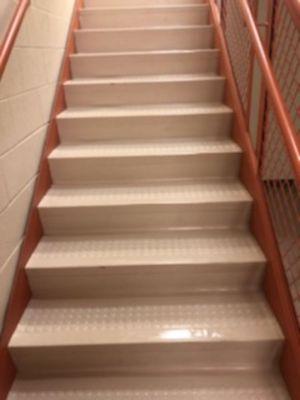 Must keep stairwell clean