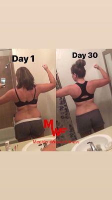 30-Day progress from an online client.