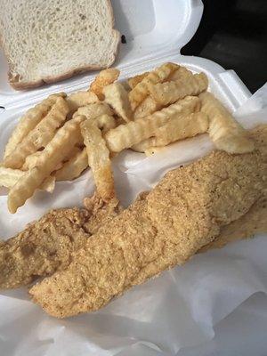 2 piece whitening and fries