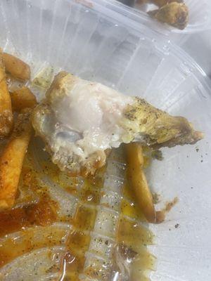 Big raw wings... never again!