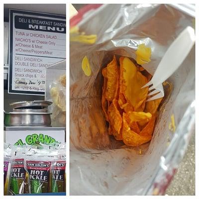 @britanysbites first time eating nachos and cheese