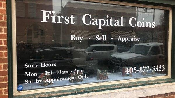 Our location in downtown Guthrie, Oklahoma