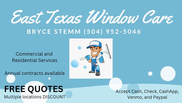 East Texas Window Care