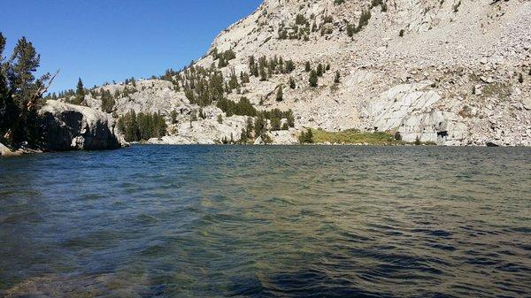 About to eat lunch! Water was too cold to take a dip!