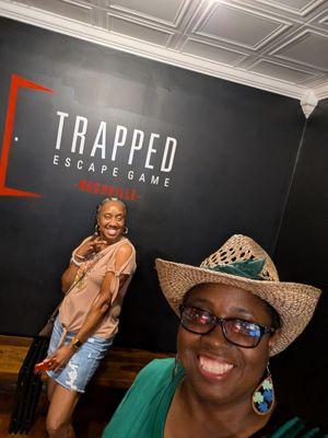 My sister and I are glad we made it out!