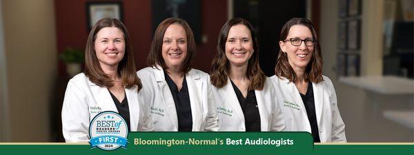 Voted Best Hearing Center in Bloomington-Normal for 10 Years in a row. Schedule an appointment in Bloomington or Pontiac, IL.