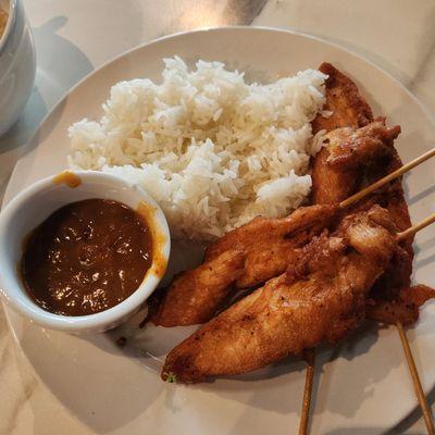 Thai Chicken Satay w/Peanut sauce