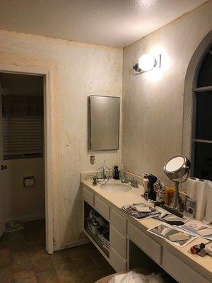 The start of the project. (what a mess)