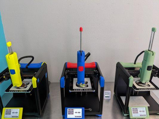 Our 3D printers
Wolverine, Superman and Pistachio