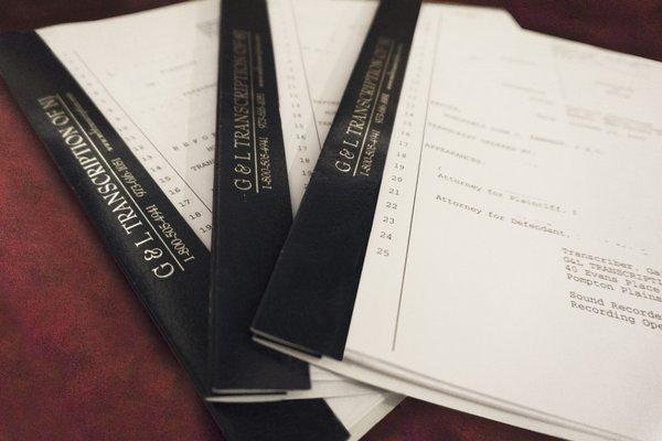 G & L Transcription of N J