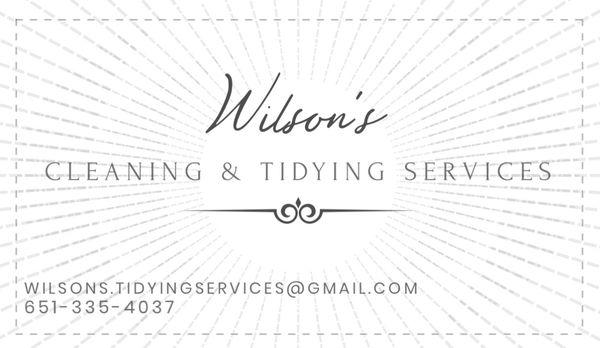 Wilson's Cleaning & Tidying Services