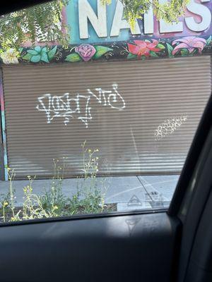 The shop closed at the time it's supposed to be open.