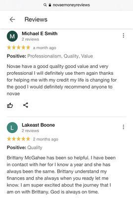 Reviews