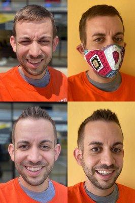 Before & after, and Mahsa made my birthday special.