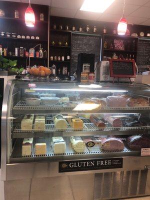 Deli bar and ordering area.