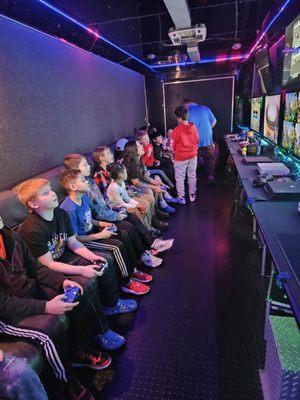 Kids having a blast playing games!