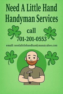 Need a little hand handyman services