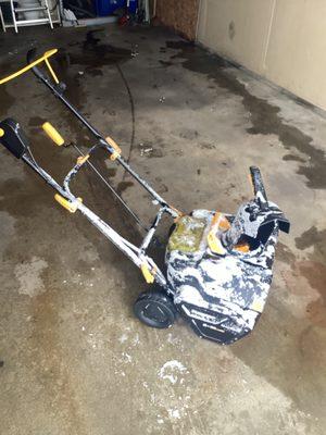 4.0 battery snow blower