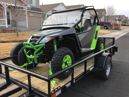 Our Wildcat Trial purchased from Parker Power Sports!