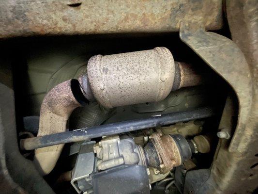 They tried to steal my catalytic converter.