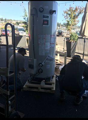 Commercial water heater replacement and repairs