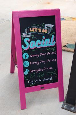 Follow us on socials!