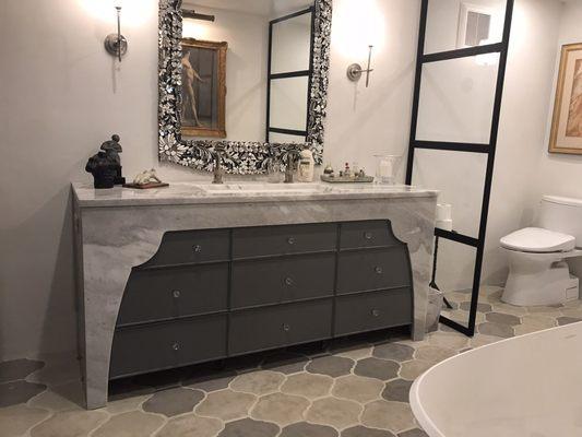 Custom vanity