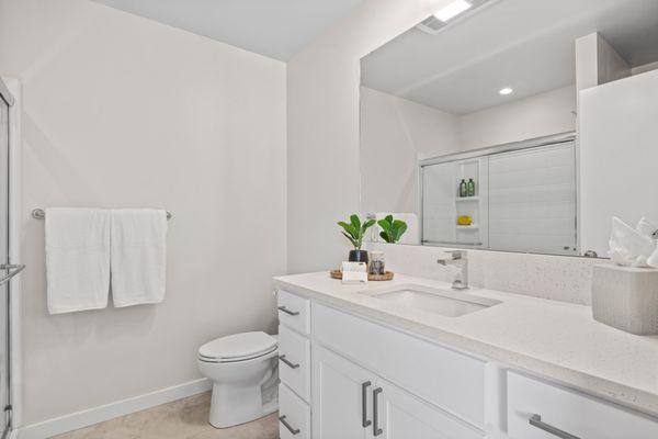 Master Bath Vanity and Toilet- New Construction