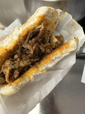 孜然羊肉白吉馍