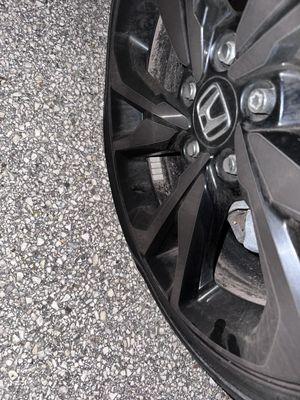 My tire looking very sad.