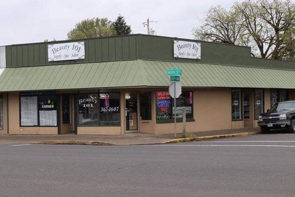 Beauty 101 building where  my massage space resides.