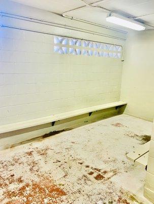 Clean area to change