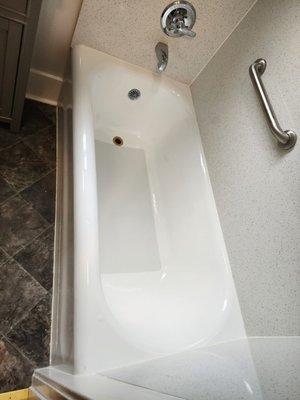 AFTER! (Resored our cast iron tub!!)