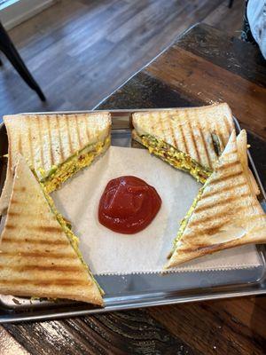 Paneer Masala Sandwich