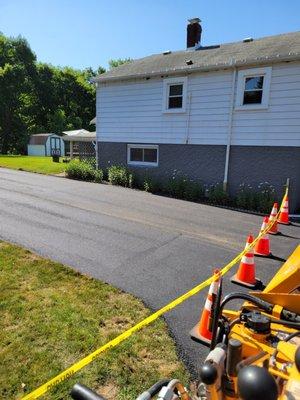 Beautiful finish driveway