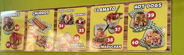 It's what is on their menu