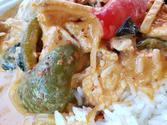 Red curry chicken. Phenomenal!