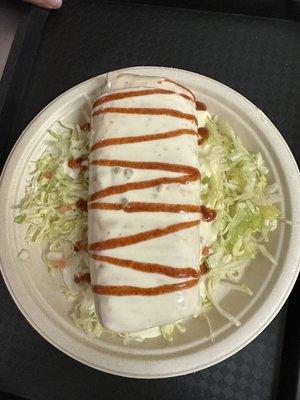 Saucedo burrito from steak