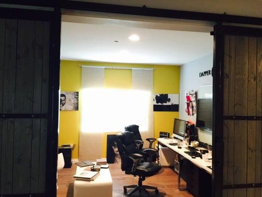 Office barn doors