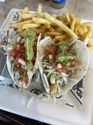 Mahi mahi tacos. Mmmm