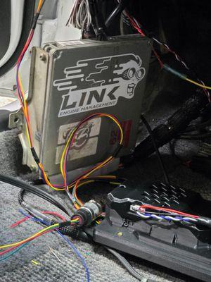 Nissan Silvia S13 standalone Link ECU and associated components