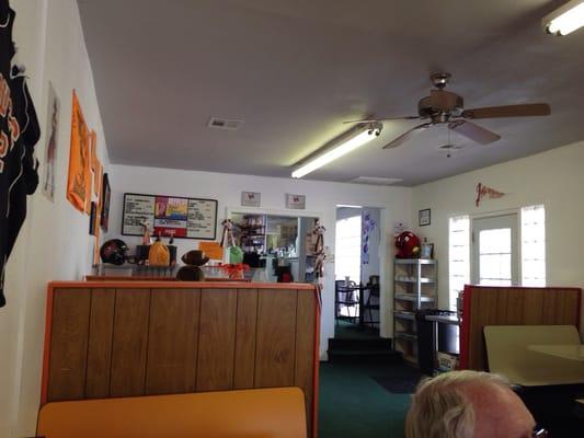 Deli counter. Simple menu. Salad bar looks pretty good!