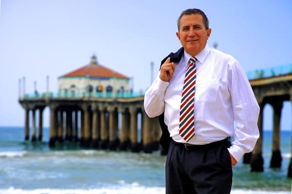 By the beautiful Manhattan Beach Pier