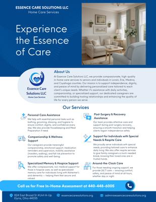Home Care Services provided