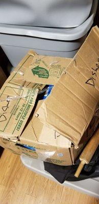 They rambled through all my boxes and took things of value