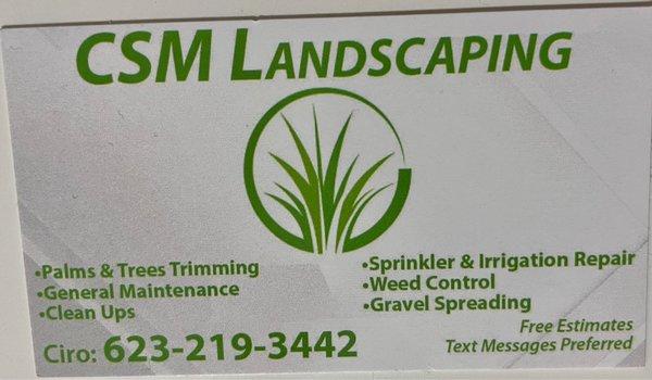CSM Landscaping