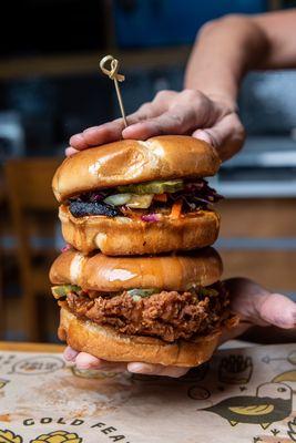 Classic chicken fried sandwich